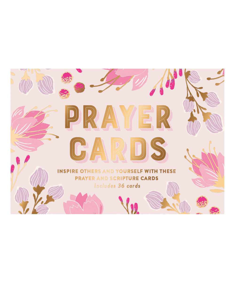 Eccolo Note Cards - Lavender Floral Prayer Card - Set of 36 | Zulily