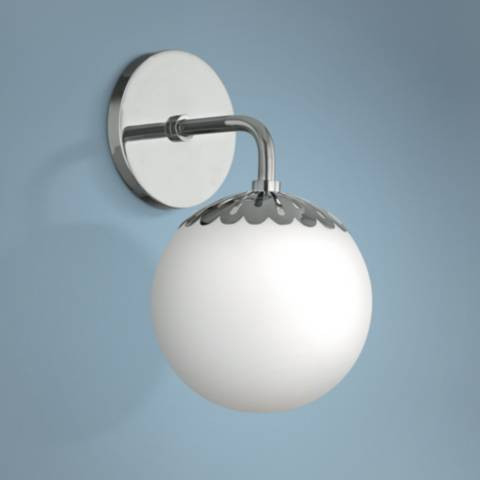 Mitzi Paige 11" High Polished Nickel Wall Sconce | Lamps Plus