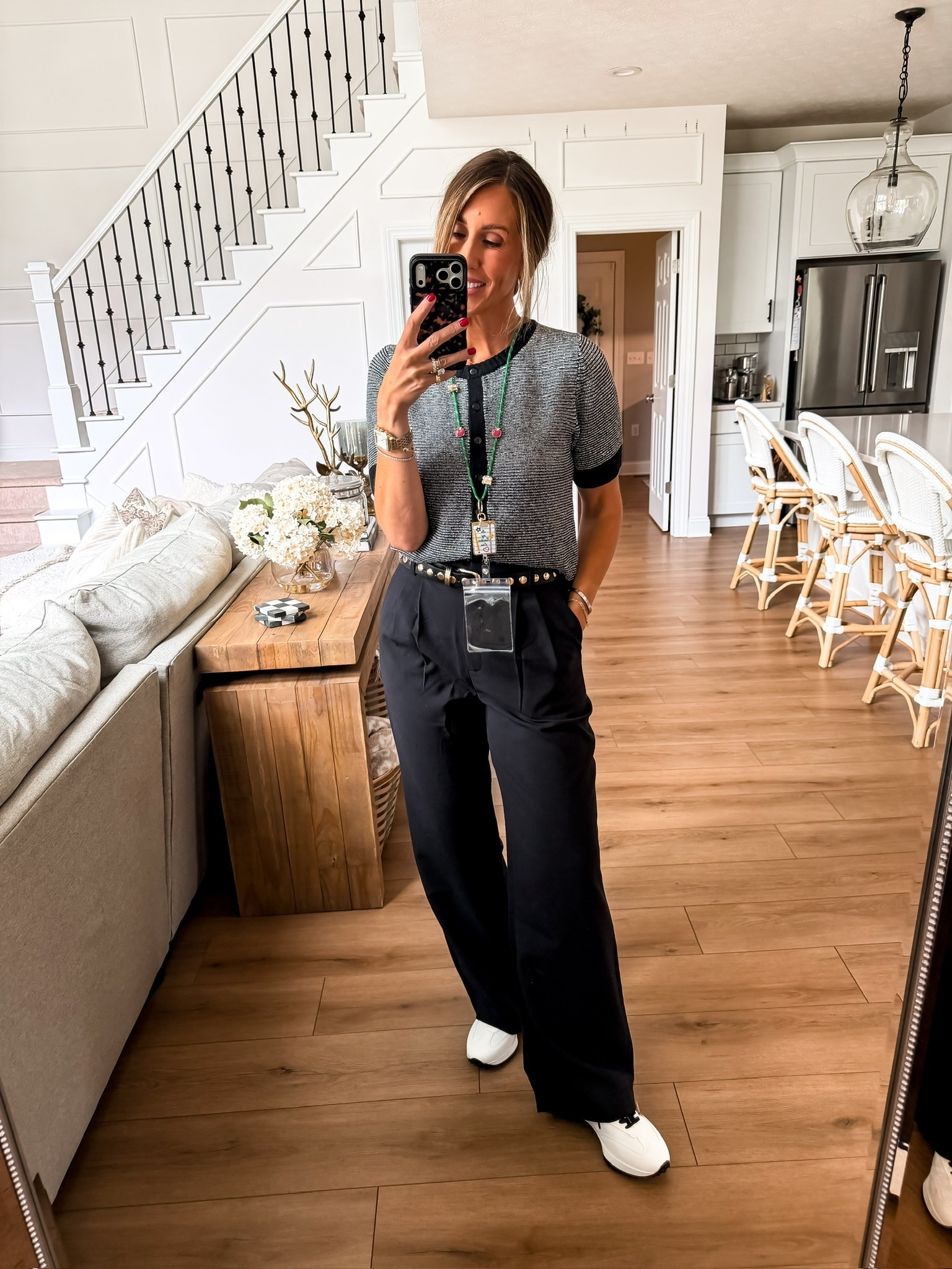 Getting dressed for the classroom doesn’t have to mean sacrificing comfort. This teacher outfit combines easy layers, comfortable pieces you can move in all day, and classic staples that look just as good after school for errands or dinner.

teacher outfit, teacher style, back to school outfit, classroom fashion, business casual, workwear outfit, comfortable teacher clothes, fall outfit, everyday style, school wardrobe, TheMomInStyle

#LTKdayinmylife #LTKootd #LTKWorkwear