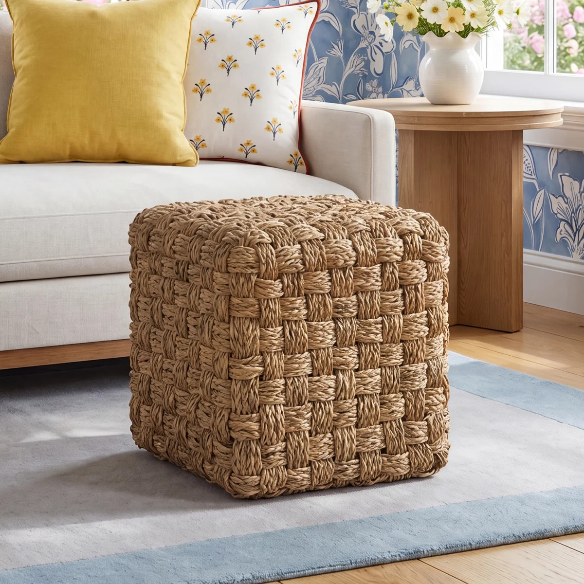 Runa Upholstered Pouf | Wayfair North America
