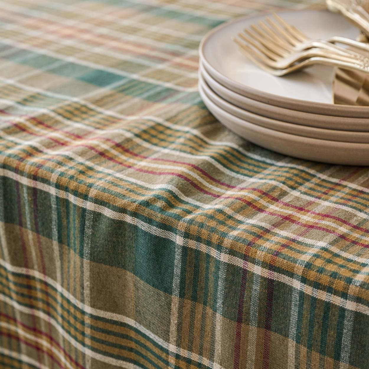 Winter Plaid Tablecloth | Magnolia