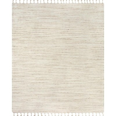 allen + roth Selena 8 x 10 Natural Linen Indoor Area Rug Lowes.com | Lowe's