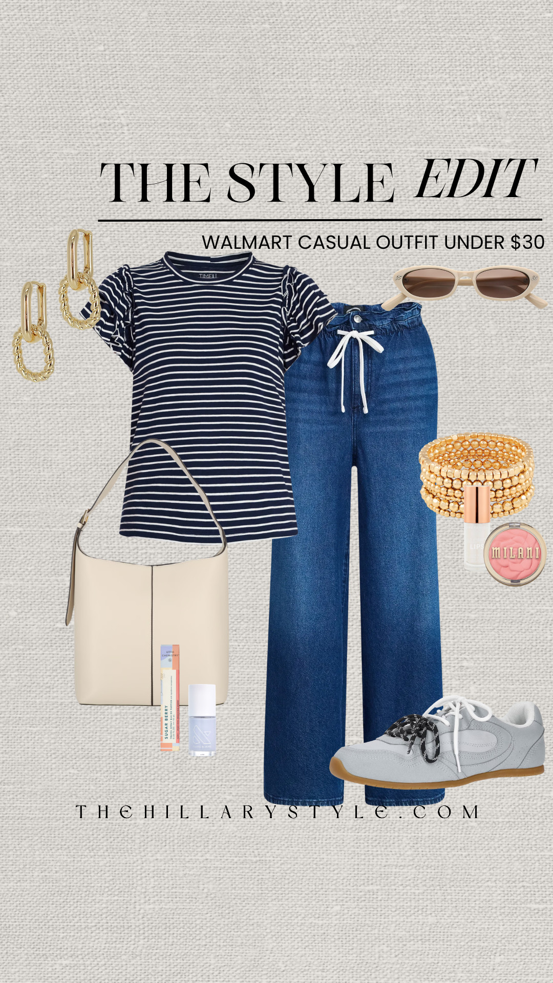 Affordable Spring Style: Walmart Casual Edit
Looking for a chic spring outfit that won’t break the bank? This Walmart casual outfit is giving major designer vibes for under $30! 🌸 We are loving the mix of classic stripes and modern silhouettes for 2026. The Time and Tru ruffle sleeve top paired with wide-leg pull-on jeans creates an effortless, put-together look perfect for errands or a casual brunch. Elevate your everyday style with these budget-friendly finds that look way more expensive than they are!

#TheHillaryStyle #WalmartFashion #SpringOutfits2026 #AffordableStyle #WalmartFinds #SpringStyleInspo #CasualChic #BudgetFashion #WideLegJeans #WalmartStyle #LTKunder50 #PinterestFashion #SpringCapsuleWardrobe #EverydayOutfits 

 

#LTKootd #LTKSeasonal #LTKOver40