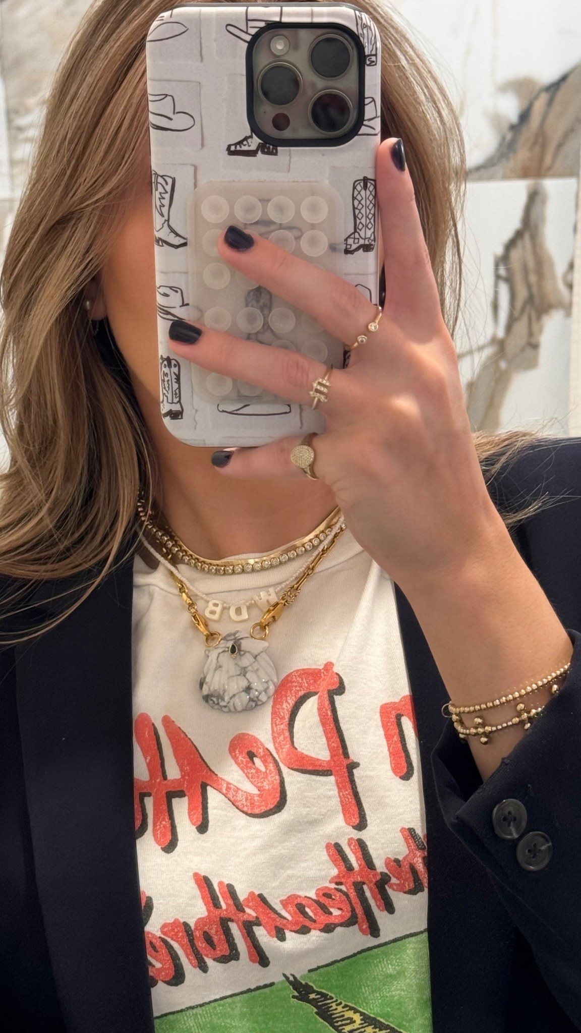 My summer jewelry stack 

#LTKSeasonal #LTKStyleTip