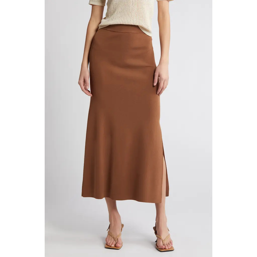 Rails Nora Midi Sweater Skirt in Cacao at Nordstrom, Size X-Small | Nordstrom