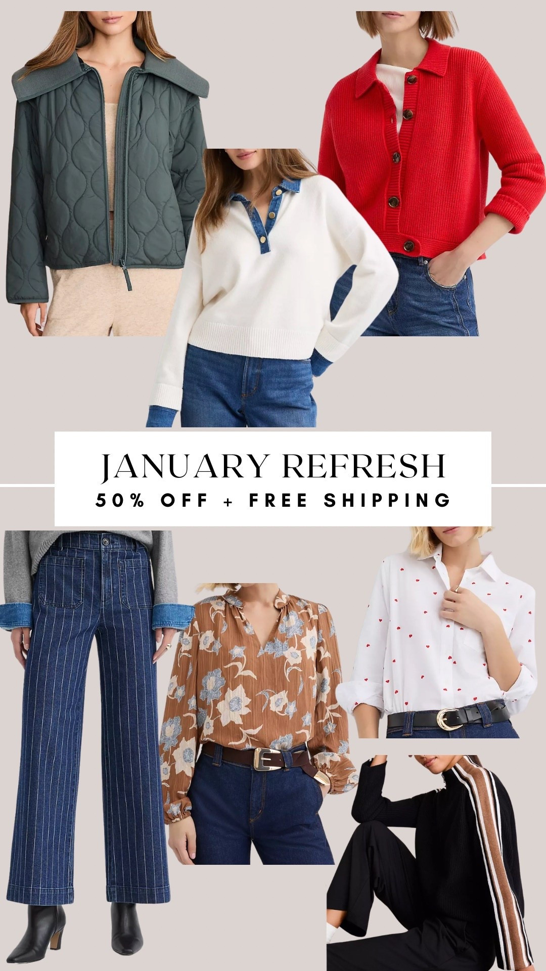 Loft new arrivals 50% off + free shipping 