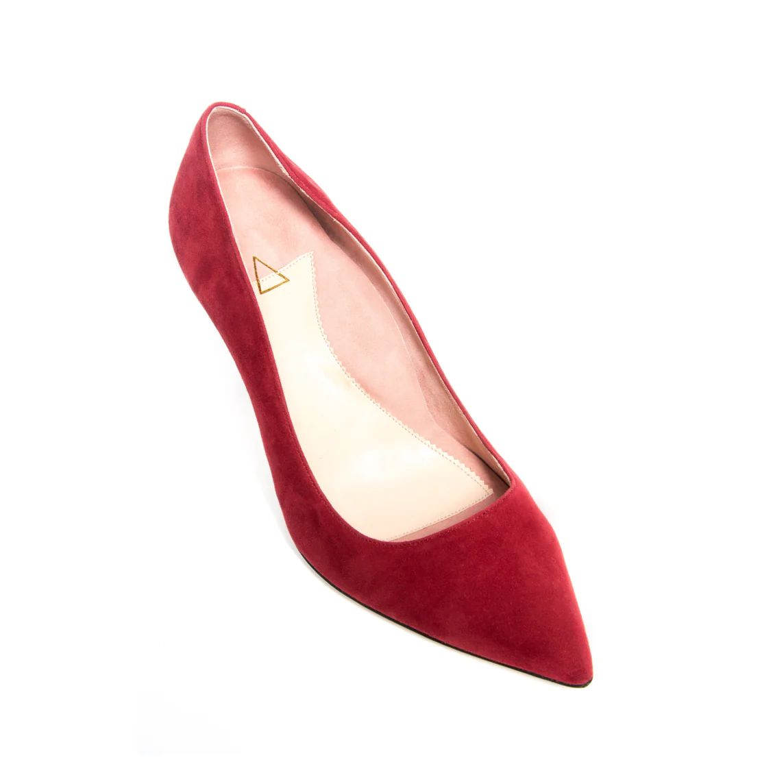 Gutsy Garnet Suede Pump | ALLY Shoes