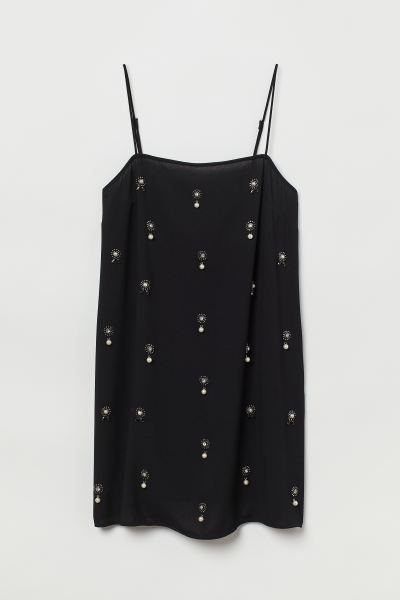 Appliquéd Slip Dress | H&M (US)