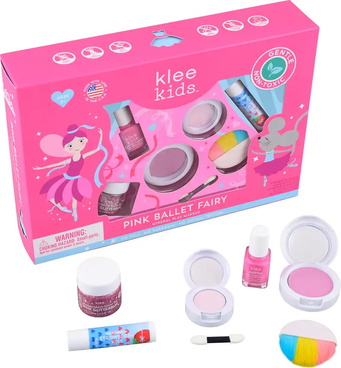 Klee Kids Pink Ballet Fairy Deluxe Mineral Play Makeup Set | Nordstrom | Nordstrom