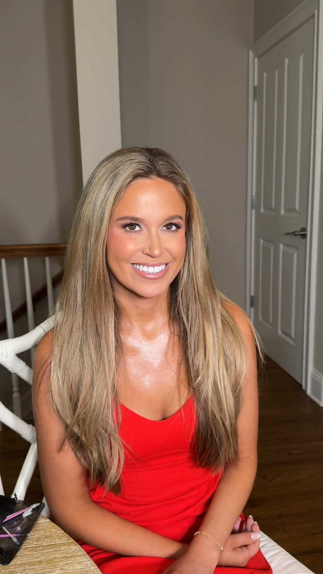 Soft Rose Glam for a Lake Como Bride-to-Be 🌸
My client wanted a timeless, pink-toned look with radiant skin for her Italy-bound engagement celebration — soft glam that would last for hours and still feel effortless. I focused on blushy tones, a whisper of shimmer, and a long-wear finish perfect for golden hour.

✨ Glowy skin
🌹 Rose flush cheeks & lips
🌬️ Lightweight, long-lasting glam

Shop the exact products I used below:
✔️ Dewy Foundation
✔️ Long-wear Cream Blush
✔️ Radiant Highlighter
✔️ Soft Matte Lip Crayon
✔️ Setting Spray for all-night wear

#engagementmakeup #softglam #ltkbeauty #rosymakeup #bridetobe #weddingglam #longwearmakeup #glowingskin #makeupartistrecommendations

#LTKStyleTip #LTKWedding #LTKBeauty