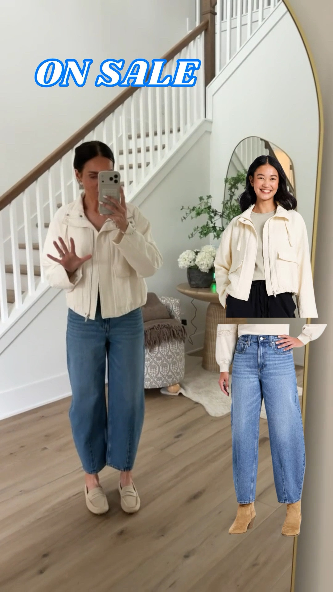 Target 30% off select clothing.
Target barrel leg jeans, target spring 2026, ivory bomber jacket, spring jacket, annabrstyle

#LTKSaleAlert #LTKOver40