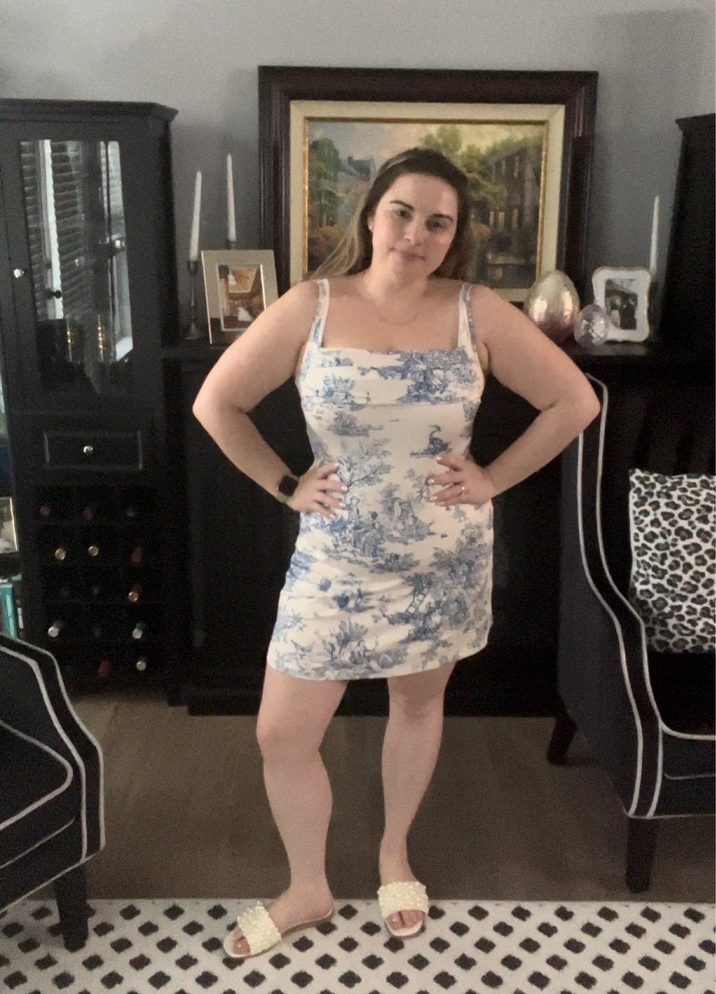 Toile print dress

Blue and white dress, midsize dress, summer dress, spring dress, vacation dress 

#LTKmidsize #LTKstyletip