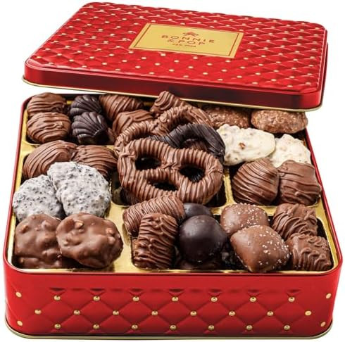 Chocolate Gift Basket – Gourmet Holiday Snack Gift Box Idea in Keepsake Tin – Men, Women, Cor... | Amazon (US)