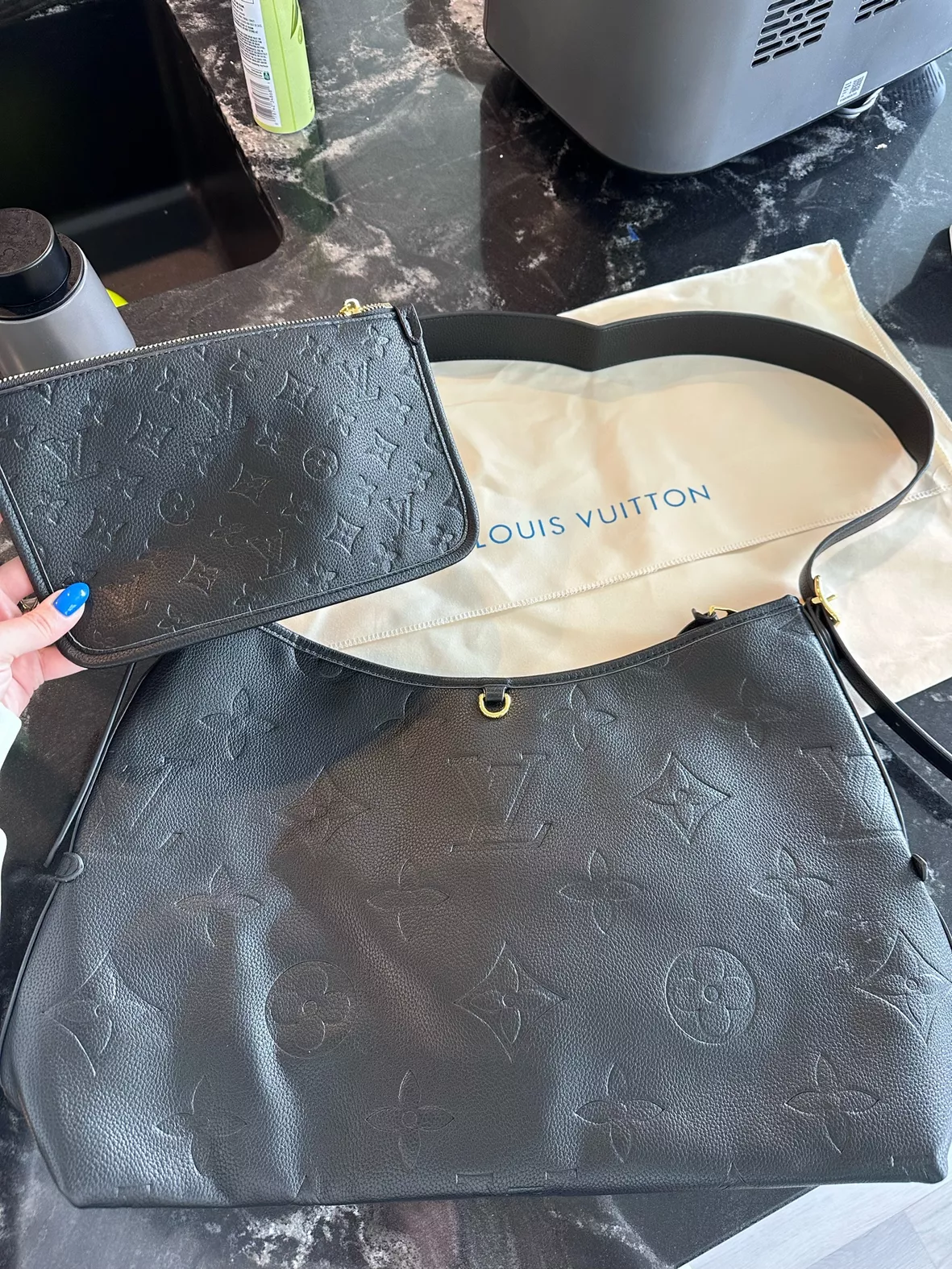 My Louis Vuitton black bag picks!
