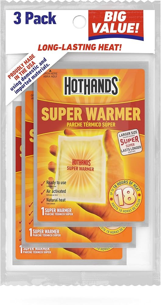 HotHands Body & Hand Super Warmers - Long Lasting Natural Odorless Air Activated Warmers - Up to ... | Amazon (US)