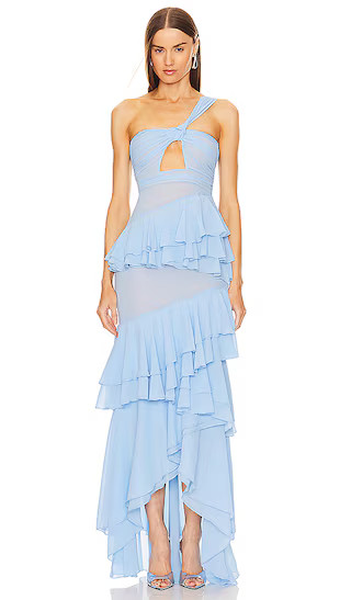 x REVOLVE Ariella Maxi Dress in Baby Blue | Revolve Clothing (Global)