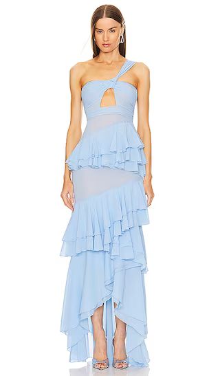 x REVOLVE Ariella Maxi Dress in Baby Blue | Revolve Clothing (Global)