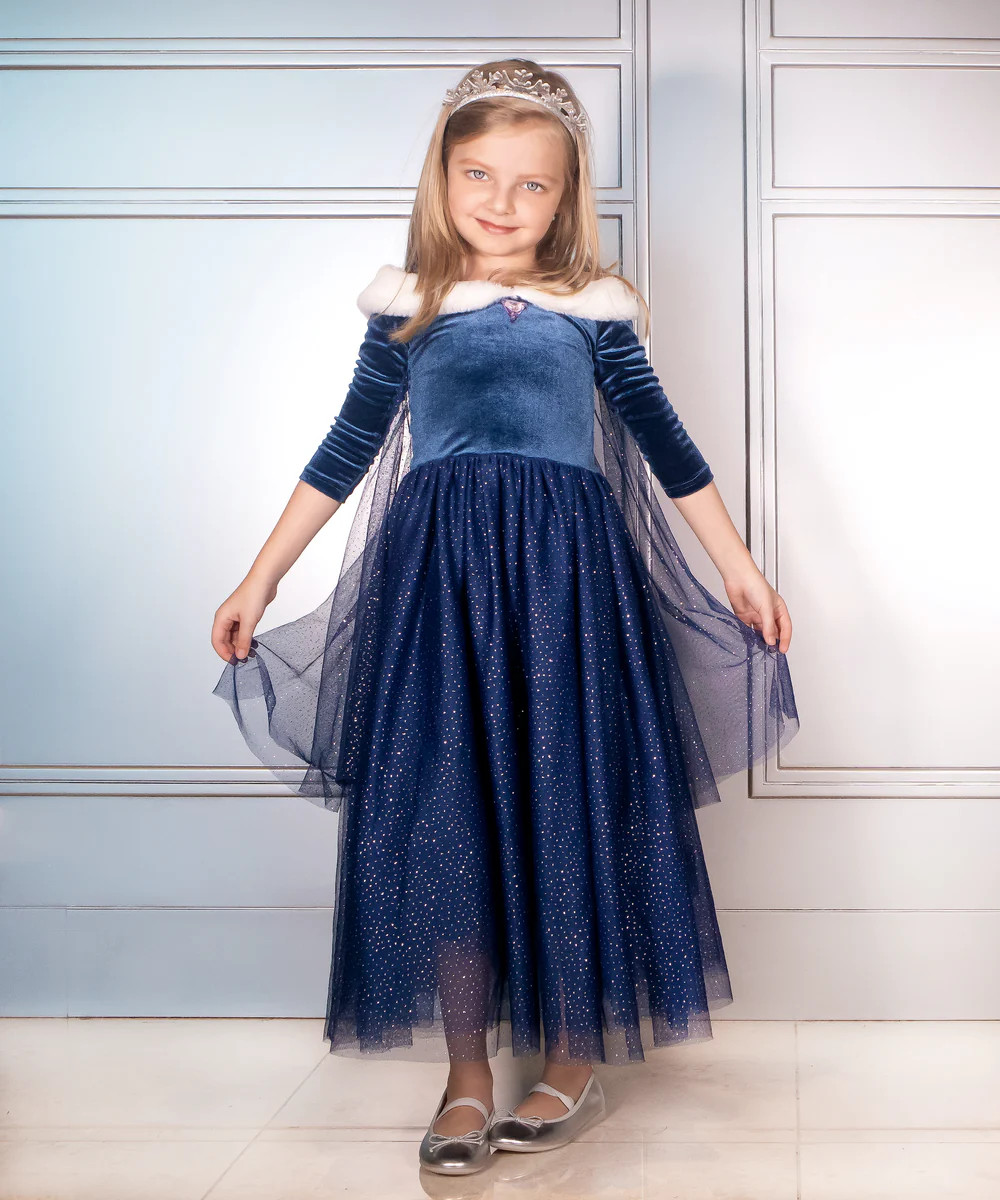 The Ice Queen Costume Dress – Luxury Kids Costume by Teresita Orillac | Joy Costumes