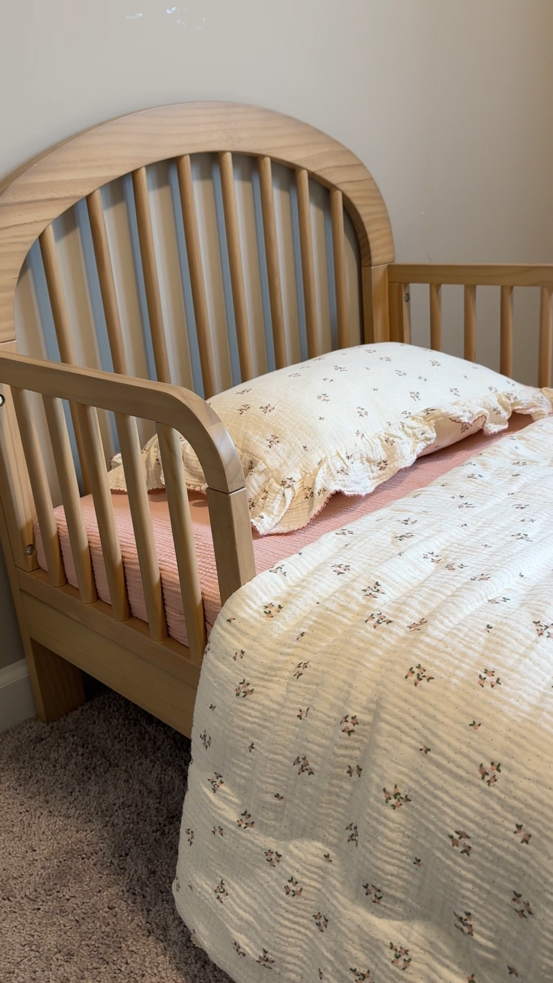 comforter for your toddler girls bedroom 🌱🤍 toddler bedroom bed for toddler girl bedding for toddler girl 100% cotton bedding toddler girl comforter toddler girl sheets set toddler bed floral bedding for toddler floor bed for toddler 

#LTKKids #LTKHome