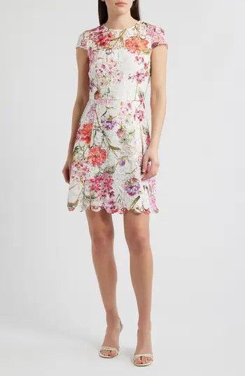 Eliza J Floral Lace Sheath Dress | Nordstrom | Nordstrom