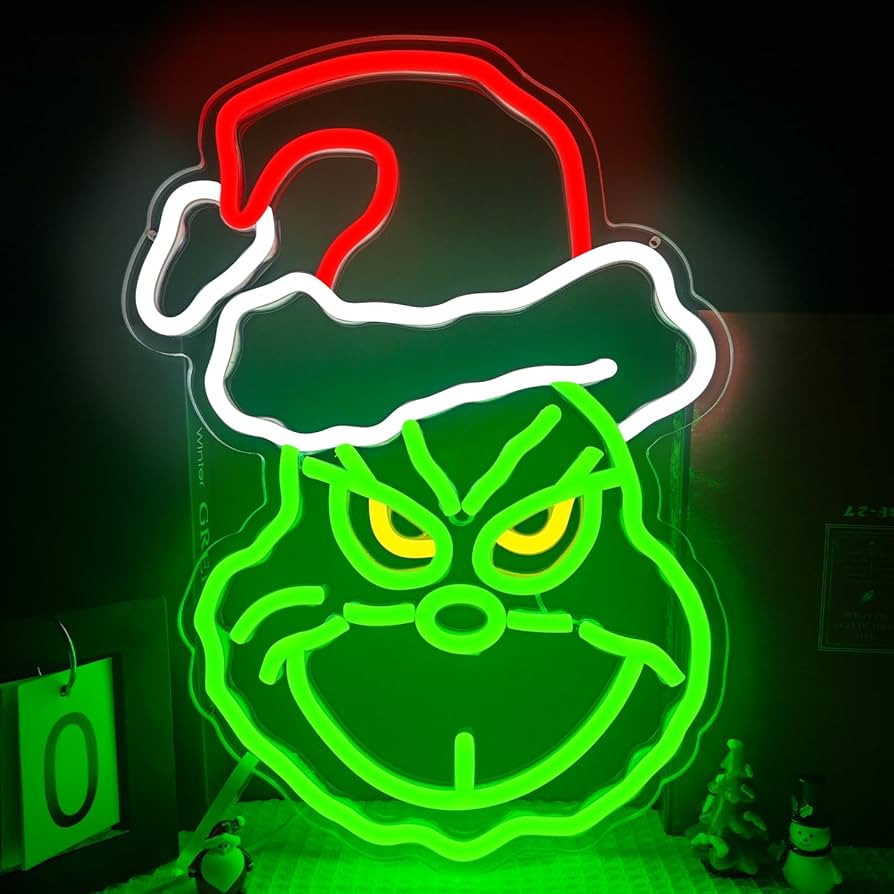 Christmas Neon Sign Christmas Led Sign Dimmable for Wall Decor Neon christmas Lights Up Sign for ... | Amazon (US)