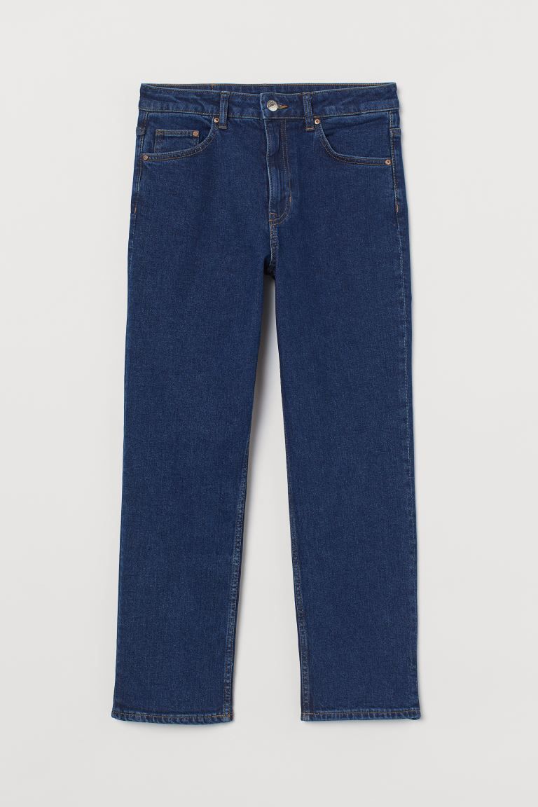 Straight High Ankle Jeans | H&M (US + CA)