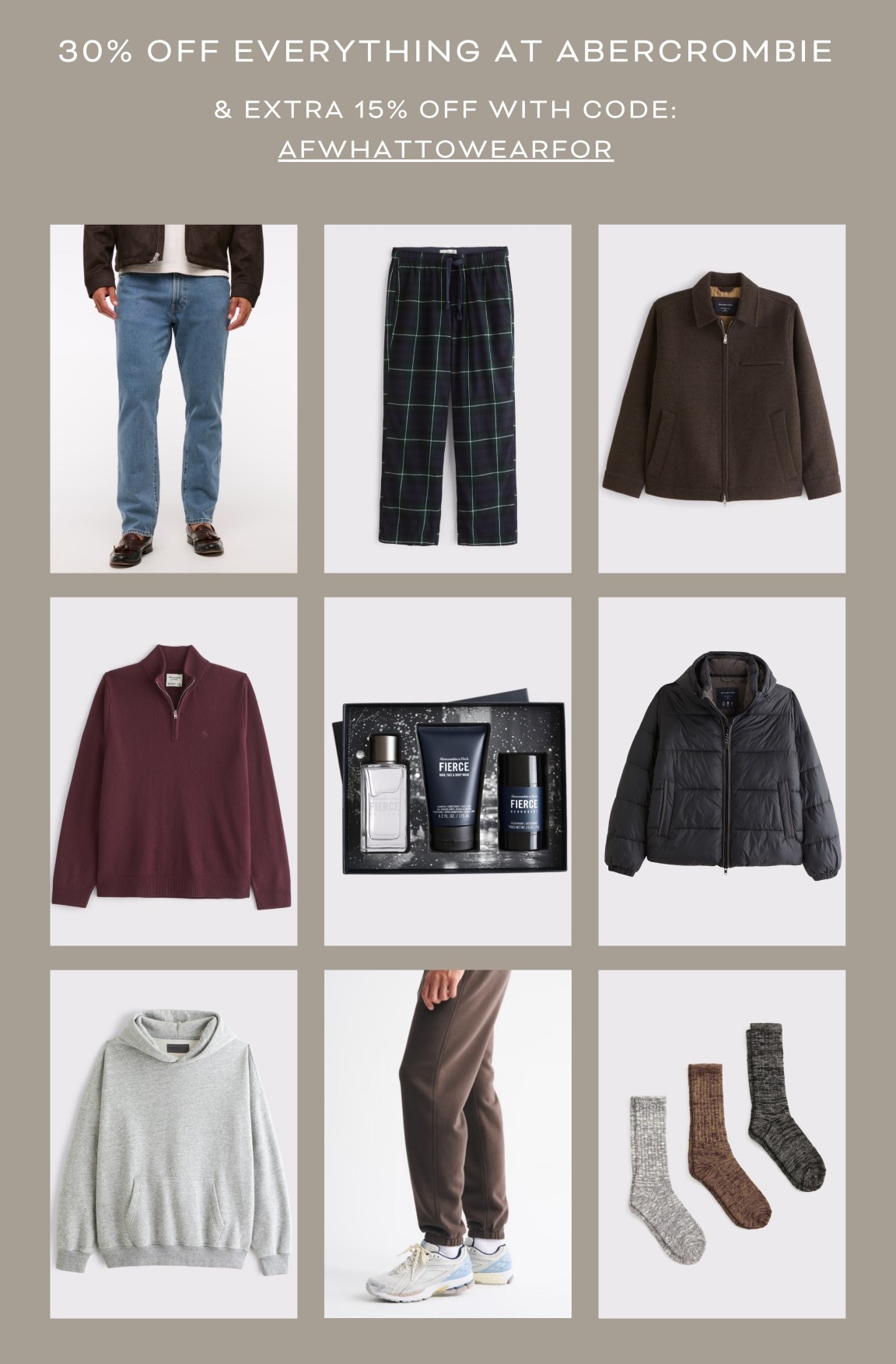 Gift Guide for Him 🎁 30% off everything and extra 15% off with code: AFWHATTOWEARFOR 

#LTKCyberWeek #LTKgiftguide #LTKmens