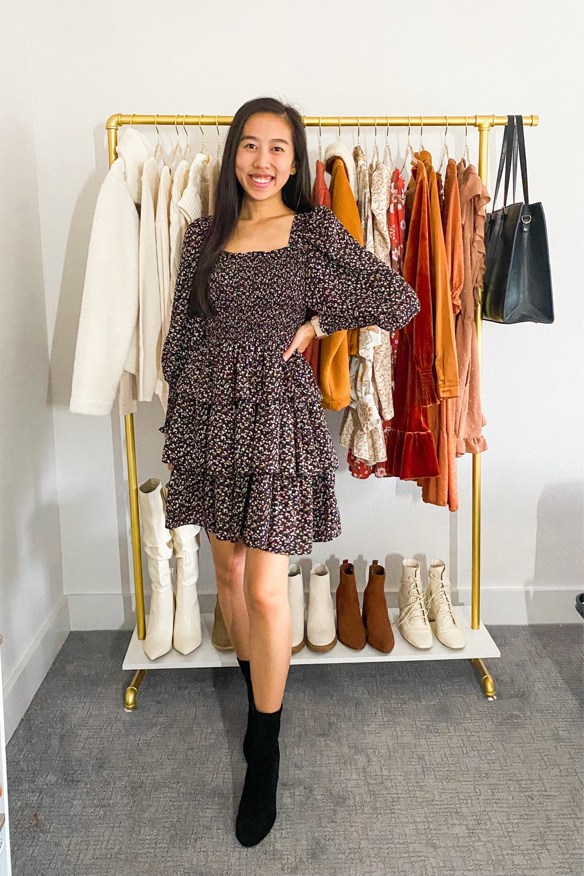 Dress (small), thanksgiving outfit, thanksgiving fashion, fall outfit, fall dress, fall fashion, amazon thanksgiving dress, amazon fall fashion, midi dress

#LTKHoliday #LTKSeasonal #LTKfindsunder50