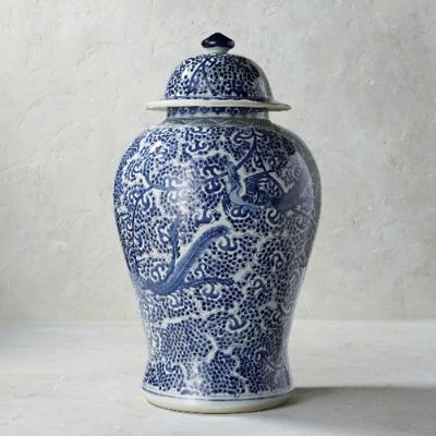 Blue Ming Tall Ginger Jar | Frontgate