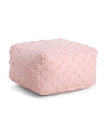 20x20 Tufted Dot Pouf | Marshalls