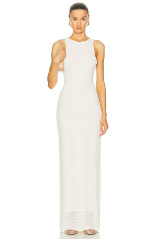 L'Academie by Marianna Amary Maxi Dress in Ivory | FWRD | FWRD 