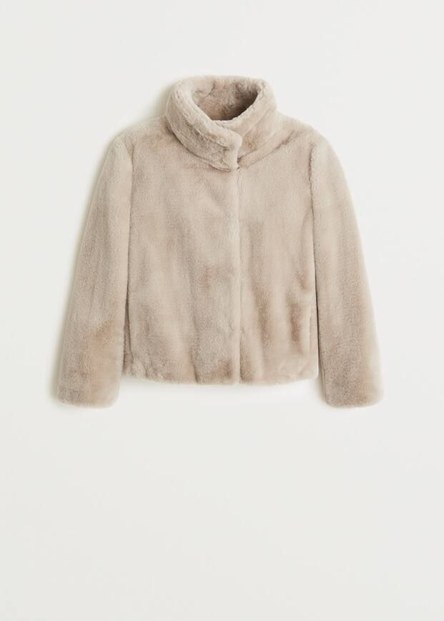 Faux fur jacket | MANGO (US)