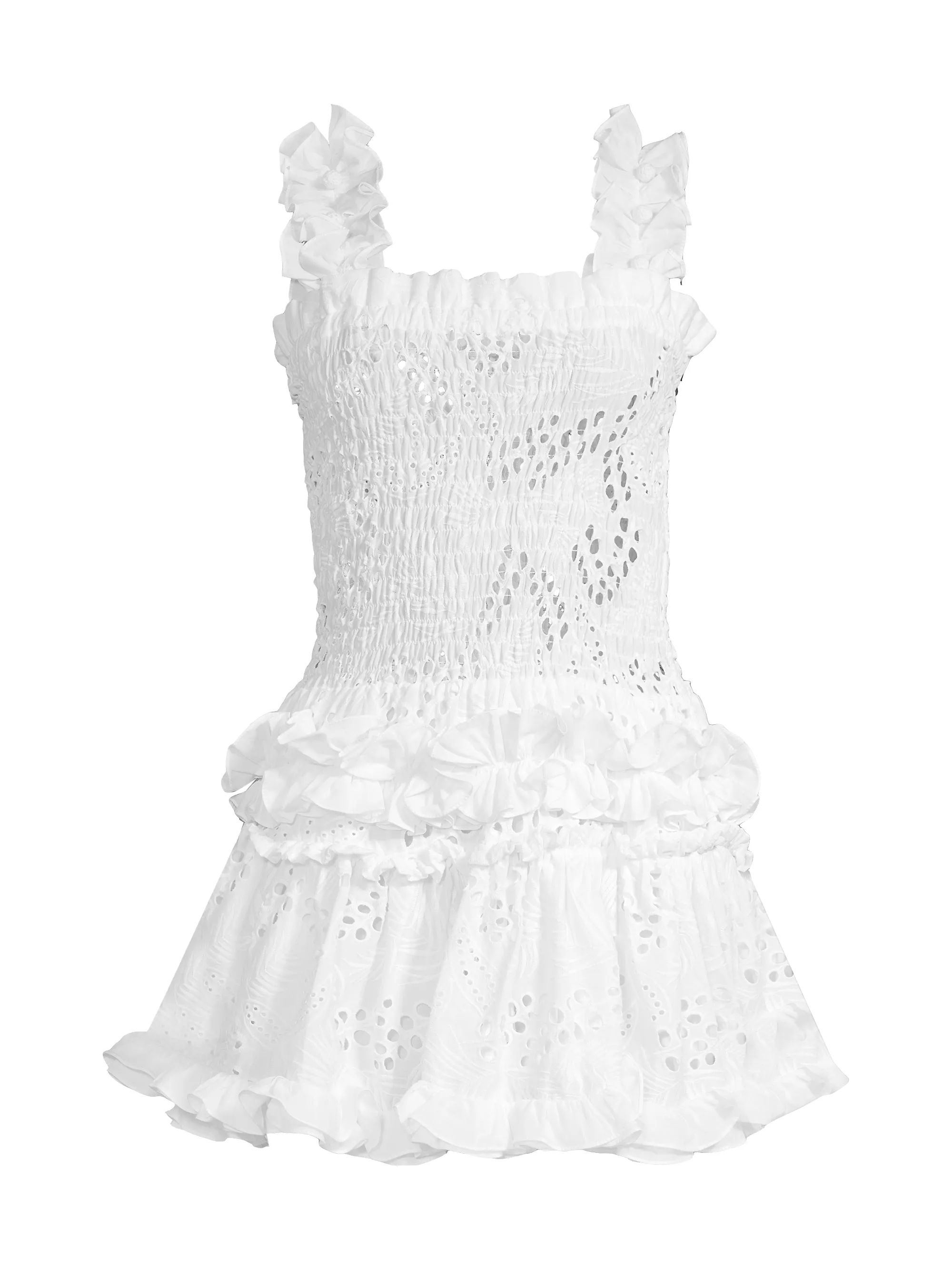 Alfresco Cotton Minidress | Saks Fifth Avenue