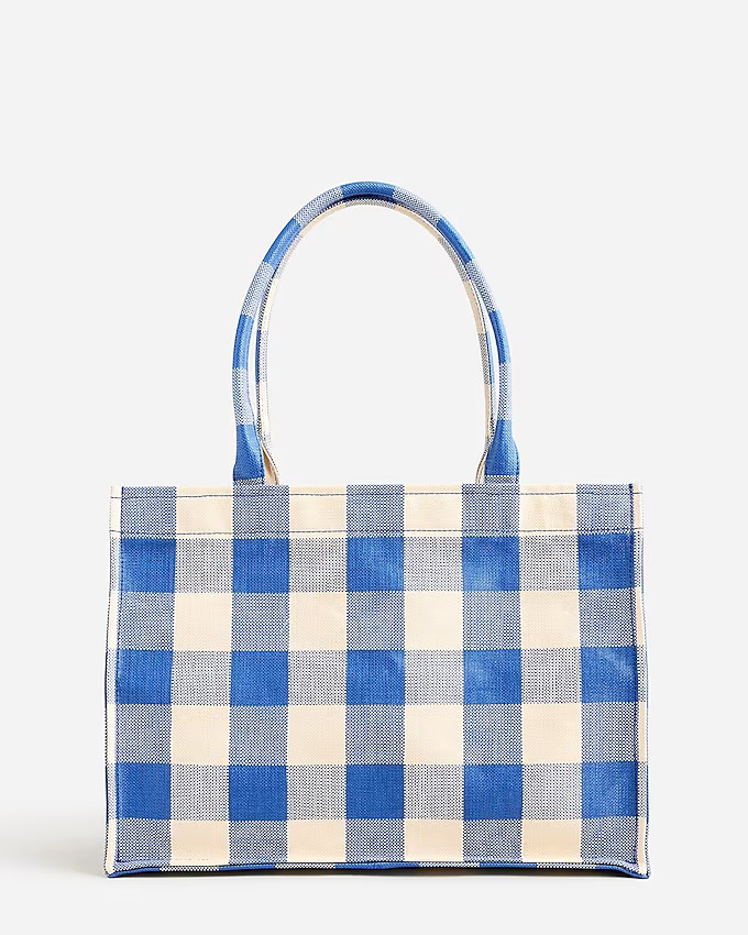 Marseille tote in woven fabric | J. Crew US