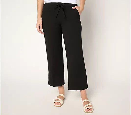 Liverpool Los Angeles Pull-On Tie Waist Pant - QVC.com | QVC