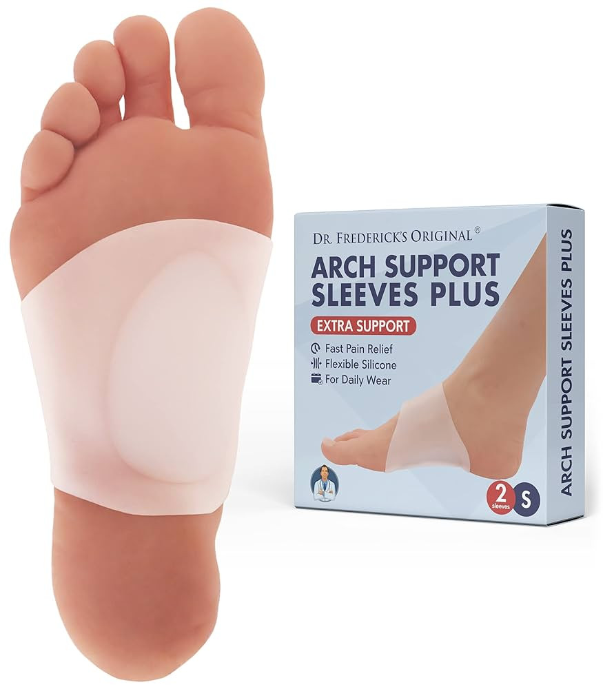 Dr. Frederick's Original Arch Support Sleeves Plus - 2 ct - Relief for Flat Feet & Arch Pain - Or... | Amazon (US)