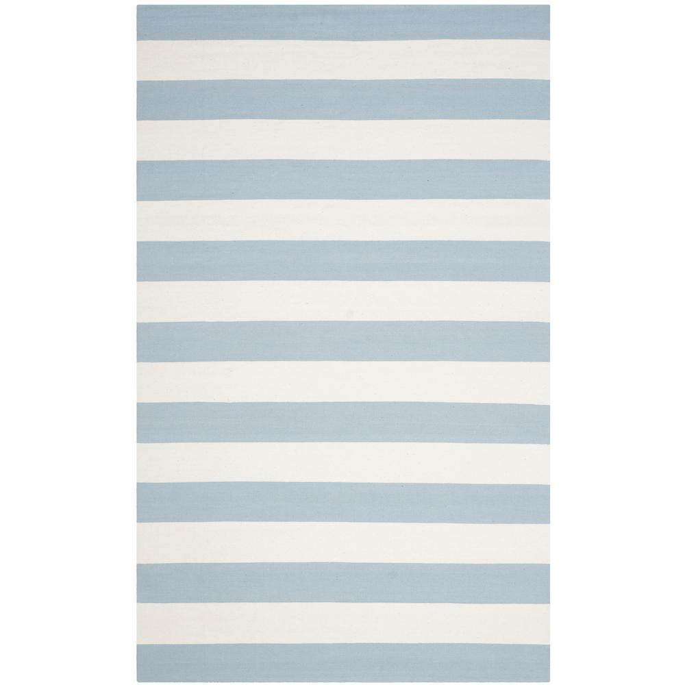 Safavieh Montauk Sky Blue/Ivory 9 ft. x 12 ft. Area Rug | The Home Depot