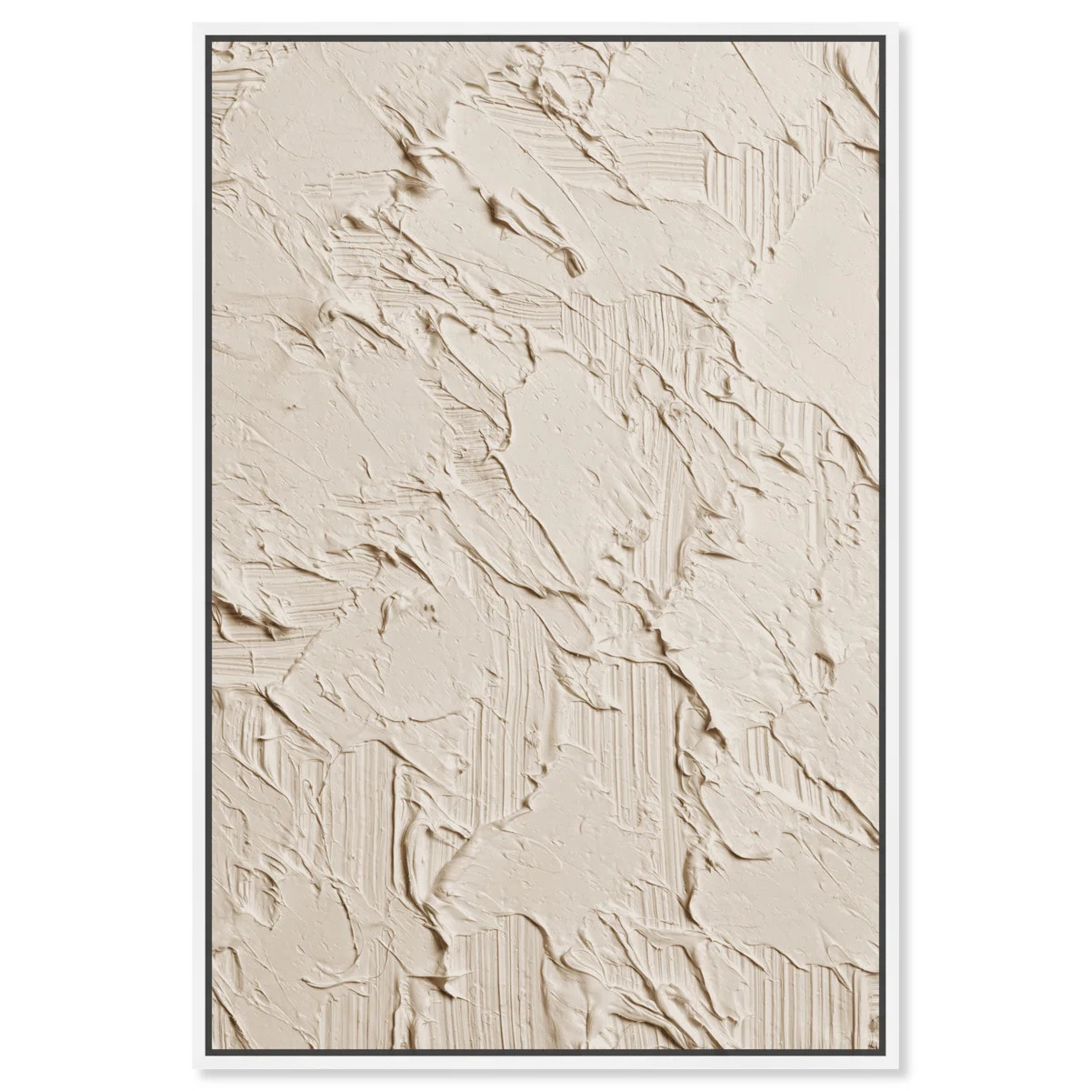 Muted Dabs by Oliver Gal - Floater Frame Print on Canvas | Wayfair North America