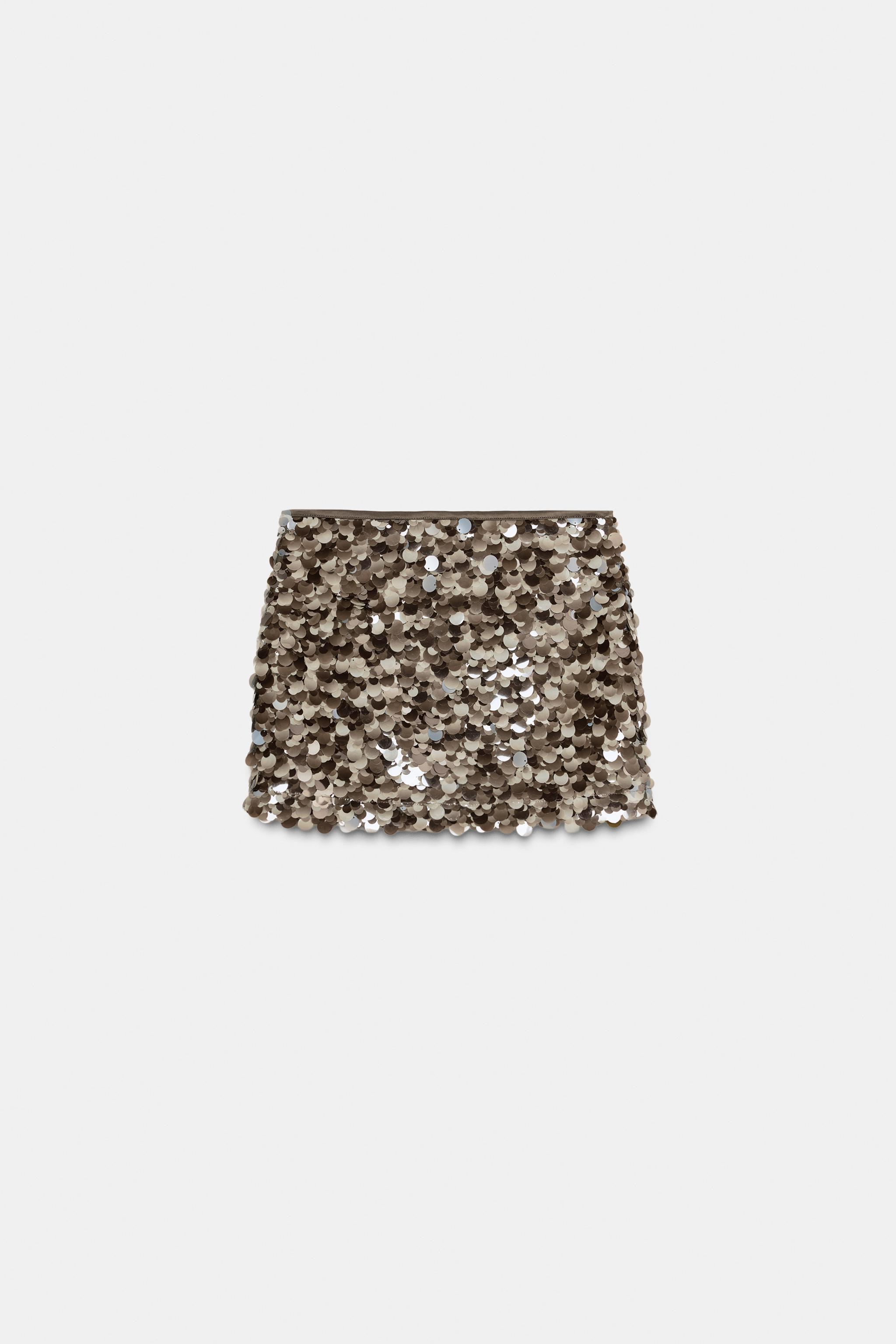 SEQUINNED MINISKIRT | Zara UK