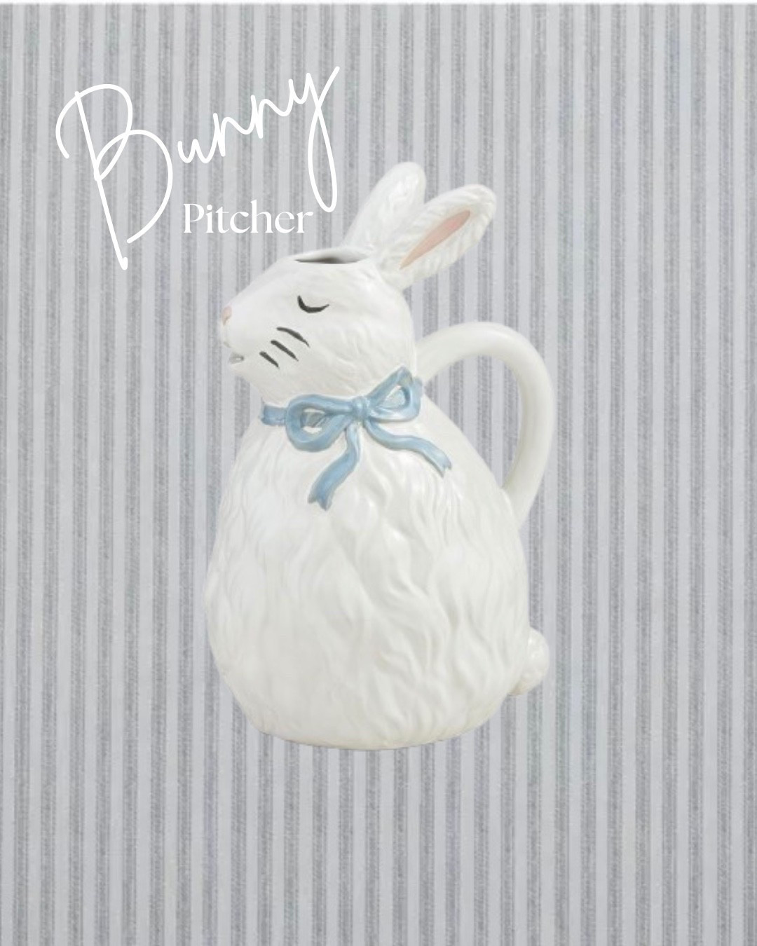 The cutest bunny pitcher for your spring and Easter moments  

#LTKHome #LTKSpringSale