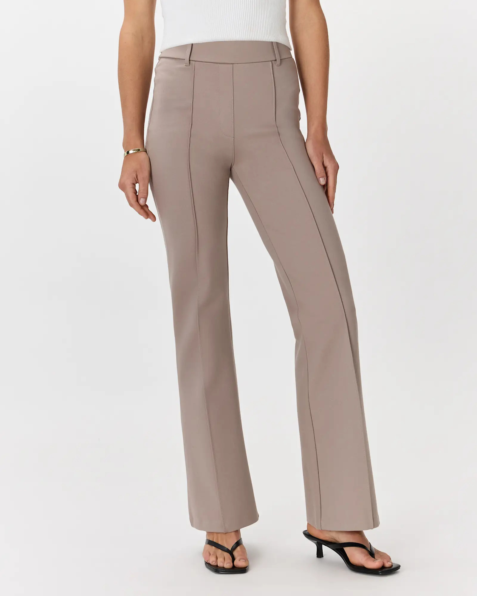 Ultra-Stretch Ponte Flare Leg Pants | Quince