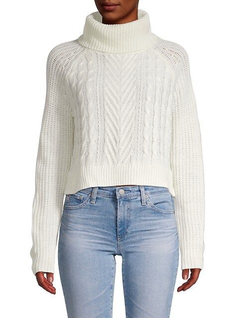 Cable-Knit Turtleneck Sweater | Saks Fifth Avenue OFF 5TH
