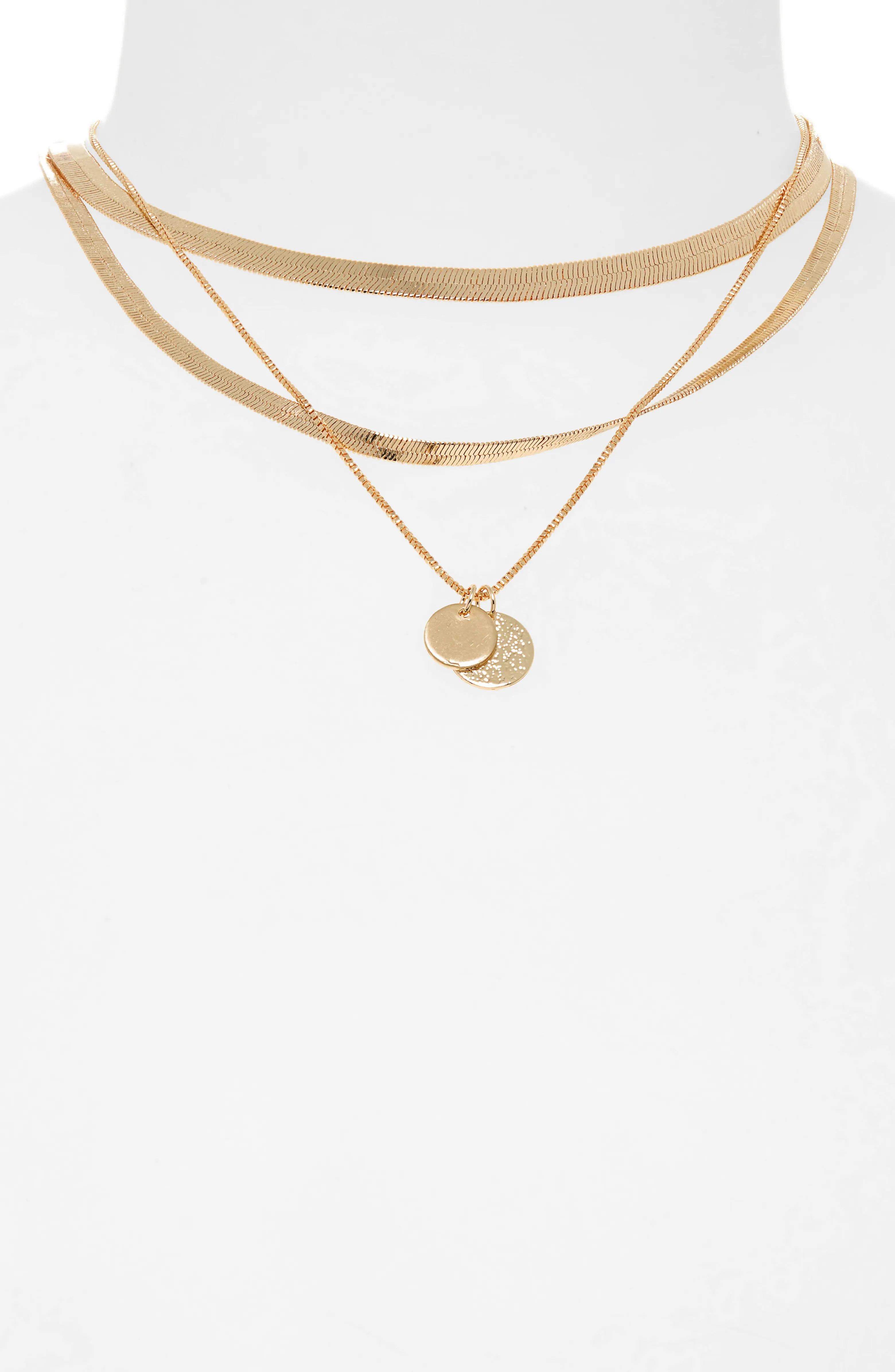 Coin Layered Necklace | Nordstrom
