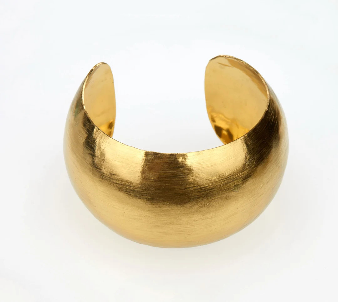 Wide Domed Brass Cuff Bracelet,everyday Brass Cuff - Etsy | Etsy (US)