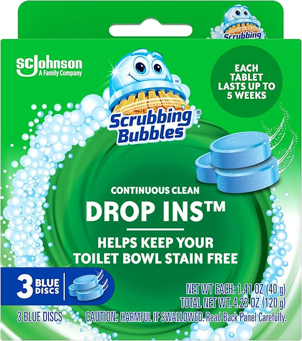 Scrubbing Bubbles Toilet Tablets, Continuous Clean Toilet Drop Ins, Helps Keep Toilet Stain Free ... | Amazon (US)