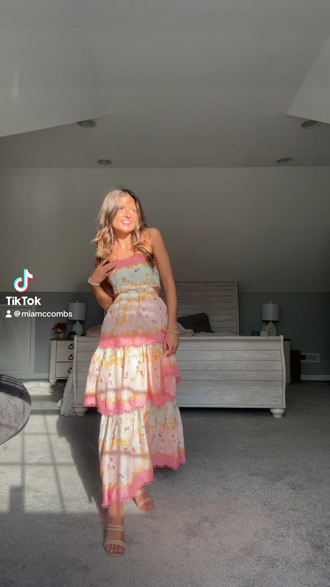 I wore this to my friend’s wedding shower! I got my dress from I believe a boutique website and it is the brand Zimmermann but there is an exact amazon dupe! 💐💛🌷

#LTKwedding #LTKU #LTKVideo