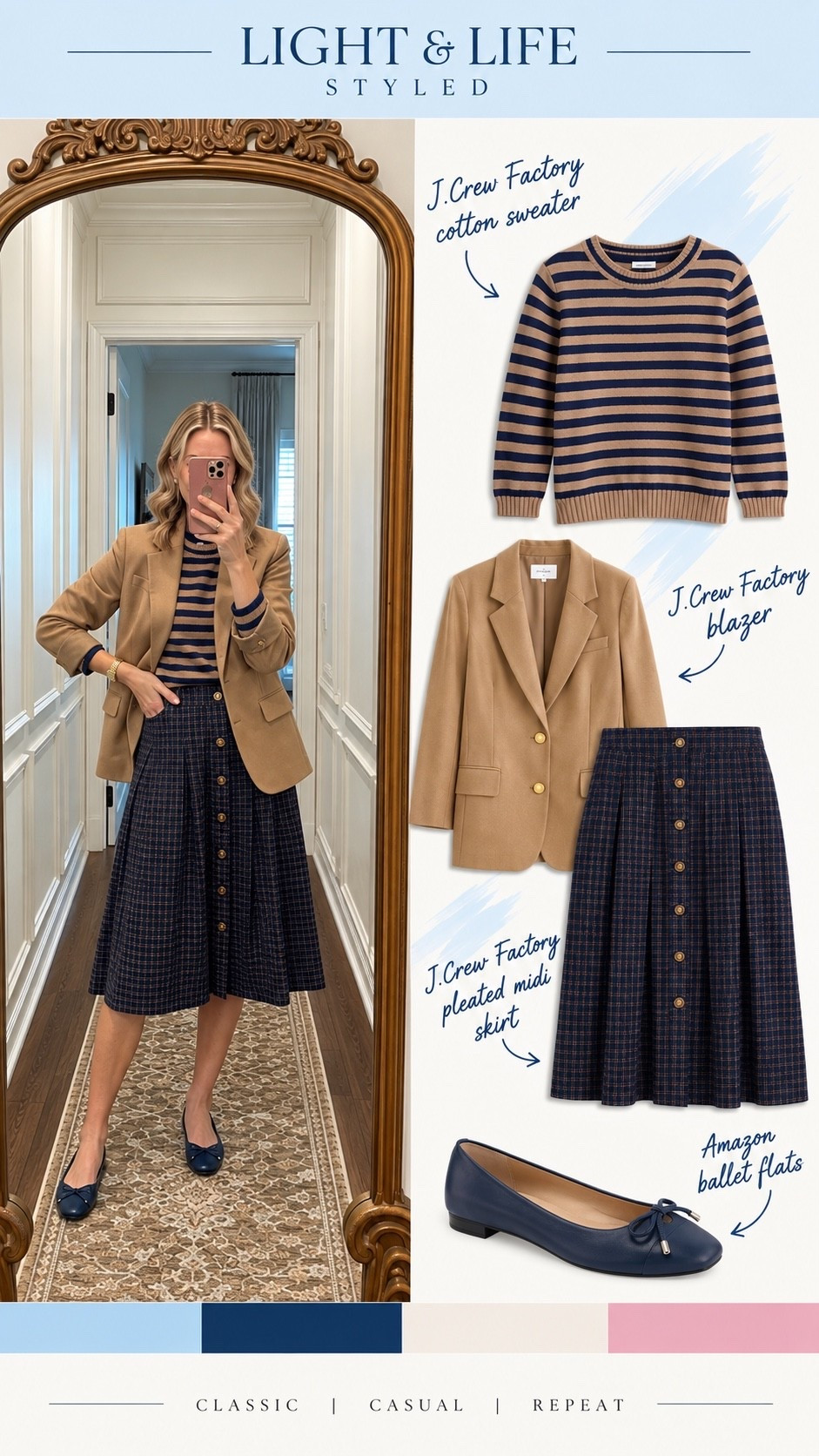Fall plans, but make the outfit the main event. 🍂🤎 I put together 8 wearable fall outfits for all the places we’re actually going this season—coffee runs, casual Fridays, work days, fall festivals, college football weekends, date nights, church, brunch and even a fall wedding. These are easy, comfortable fall outfit ideas for women over 40 and 50 that can take you from work to weekend. Which look are you wearing first?

Comment FALL and I’ll send you all the outfit details + links!

Fall outfits for women, fall fashion over 40, fall fashion over 50, women’s fall outfit ideas, casual fall outfits, cute fall outfits, affordable fall fashion, fall work outfits, teacher outfits for fall, fall workwear for women, weekend fall outfits, fall date night outfit, fall wedding guest outfit, church outfits for fall, college football outfits, game day style, fall brunch outfit, coffee run outfit, casual Friday outfit, fall skirts, wide leg jeans, fall dresses, plaid outfits, fall sweaters, sweater vests, cardigans, clogs, fall shoes, transitional fall outfits, everyday fall style, classic fall fashion, preppy fall outfits, comfortable fall outfits, autumn outfit inspiration.