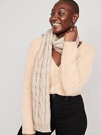 Cable-Knit Scarf for Women | Old Navy (US)