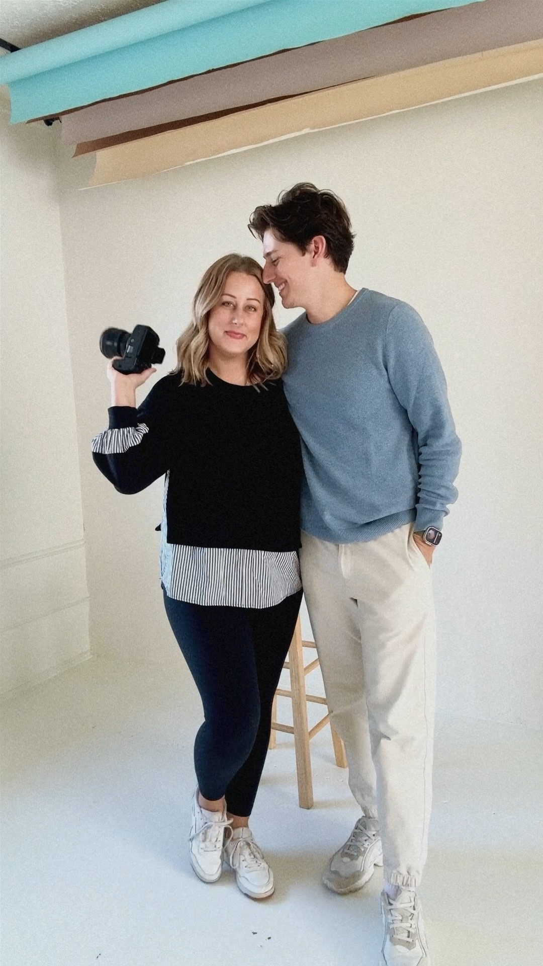 his & hers ootd - photographer edition 📸🖤✨

#LTKVideo #LTKMidsize