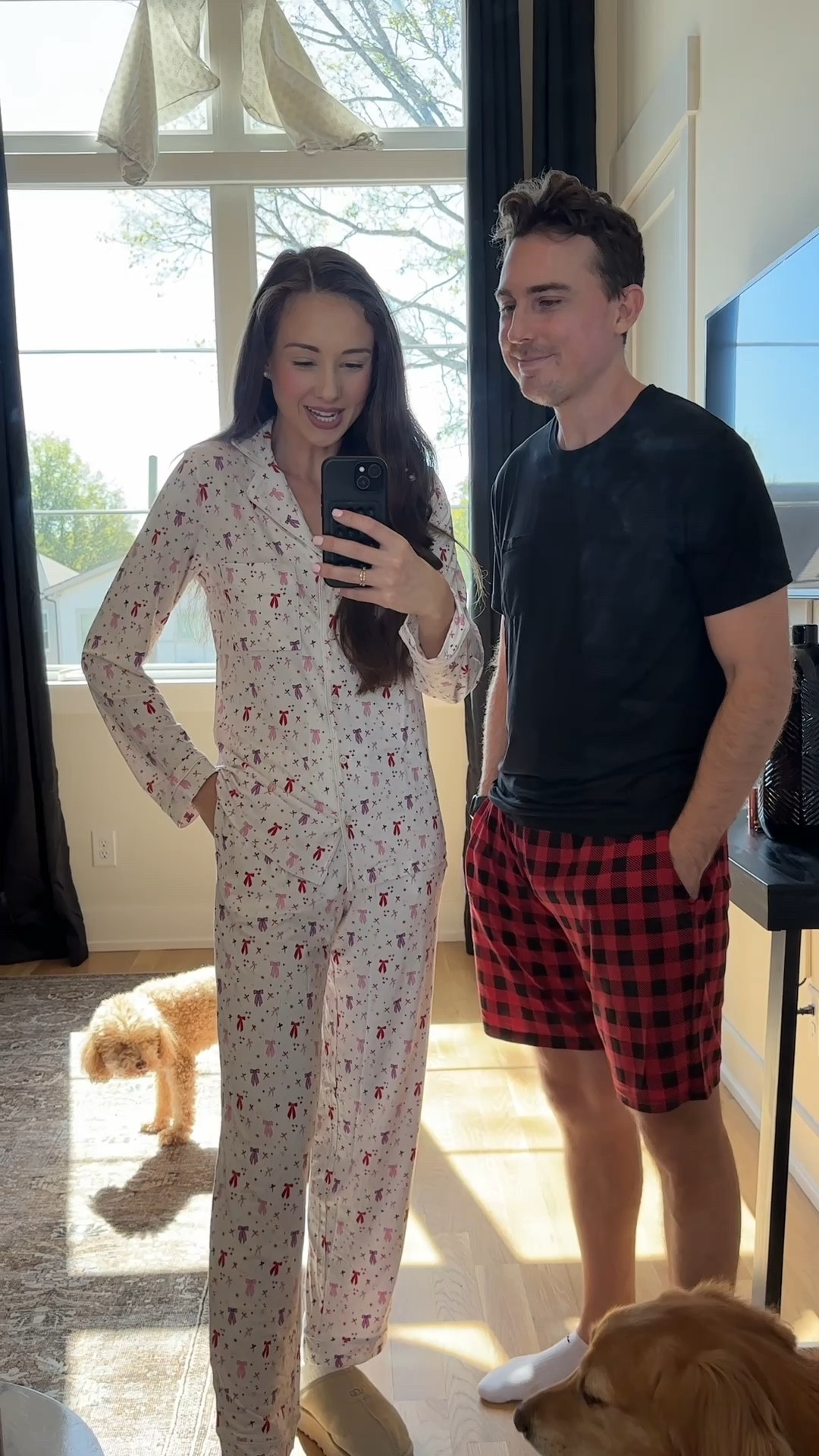Code OLIVIA for 30% off Tommy John! I’m loving these ribbon and bow pjs! Landon has on the second skin pocket tee and buffalo check shorts and they are so soft! 💕